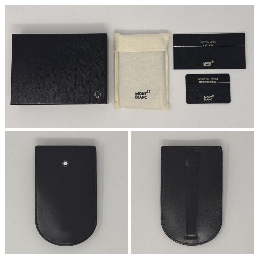 Montblanc 103383 Meisterstück Leather Key Case with Ring - New in Box